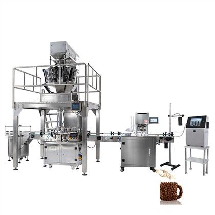Linea di produzione di riempimento automatico di particelle