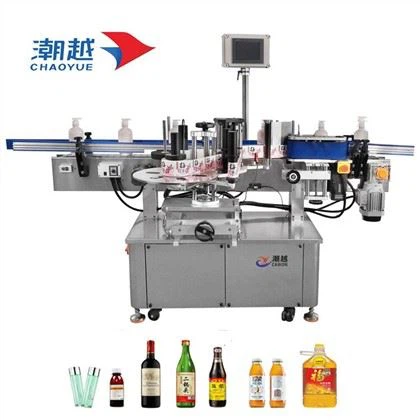 Applicatore di etichette per bottiglie quadrate